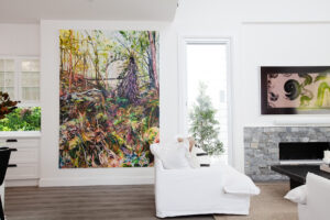 Relaxed living room in Rye with layered textures and natural light by Erica Interiors