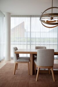 interior designer sorrento Light-filled Elwood dining room with custom interior design by Erica Interiors