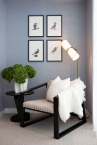 Timeless residential interior in Kew Melbourne showcasing layered textiles and classic finishes